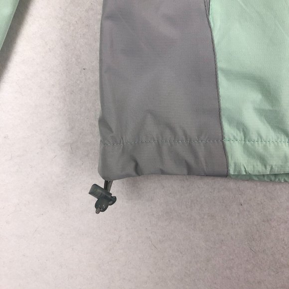 New Balance Women's Size Small Green Grey Lightweight Windbreaker Jacket - Picture 12 of 12